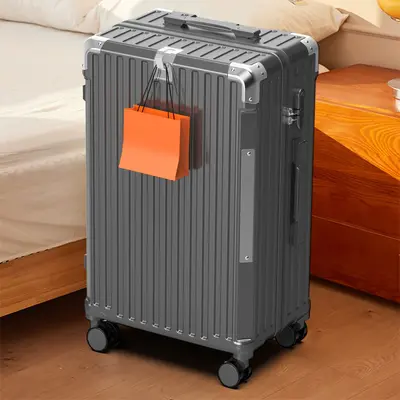 Kelosi 20-Inch Aluminum Frame Suitcase with Combination Lock - 9