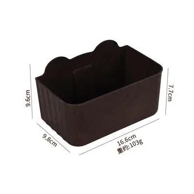No-Drill Wall-Mounted Bathroom Tissue Box and Storage Box - 7