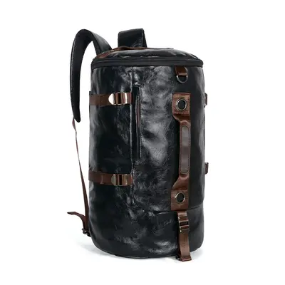 Canvas backpack men's fashion student bag youth travel storage bag computer large capacity backpack crossbody bag - 12