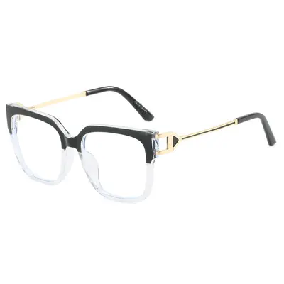 TR90 Square Blue Light Blocking Glasses Frame for Prescription Lenses