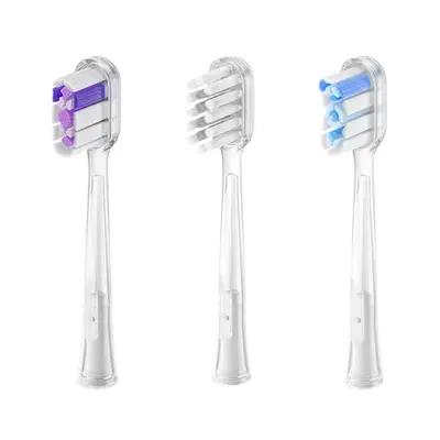 Replacement Brush Head for Laifen Electric Toothbrush, New Model, Transparent - 5