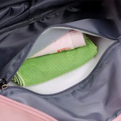 Kurze Reisetasche für Damen mit großer Kapazität, Erweiterung, Trocken- und Nassaufteilung, Sporttasche, Yoga-Sporttasche, Aufbewahrungstaschen für Schwangerschaftsgepäck