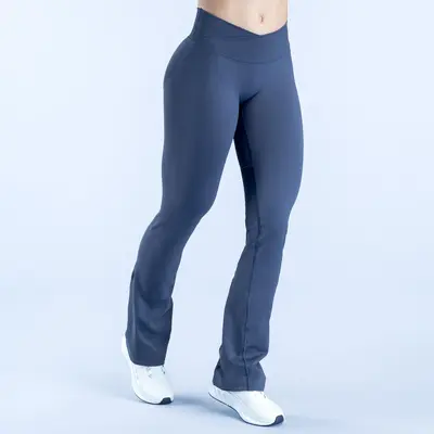 Women's Yoga Pants Micro Flare, High Waist, for Running and Fitness - 9
