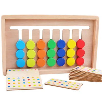 Four and Eight Color Educational Game Set for Preschool Logic - 4