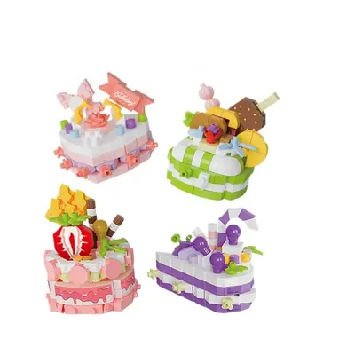 LEGO Compatible Dessert Party Series Cake Building Blocks for Kids - 5