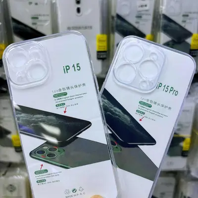 Apple 17 şeffaf telefon kılıfı, düşmeye karşı dayanıklı, 15 silikon, 14 sade, 18 yeni model iPhone 16 koruyucu kılıf toptan satış