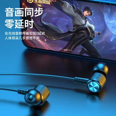[Large Customer Connection] Bluetooth Wireless Headphones Neck-Hanging Sport In-Ear Neck-Hanging Super Long Standby Manufacturer Wholesale
