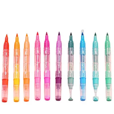 Doppelkopf-Glitteracrylmarker 48 Farben