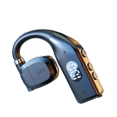 Wireless Bluetooth Earphones with Switchable Left/Right Ear, Ultra-Long Battery Life, Ear-Hook Sports Design, Waterproof