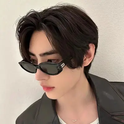 New Korean Style GM Retro Cat Eye Sunglasses for Women, Premium Sun Protection, Men's Anti-UV Polarized Sunglasses