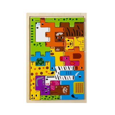 Tetris Building Block Puzzle for Ages 4-6 and Up - 13