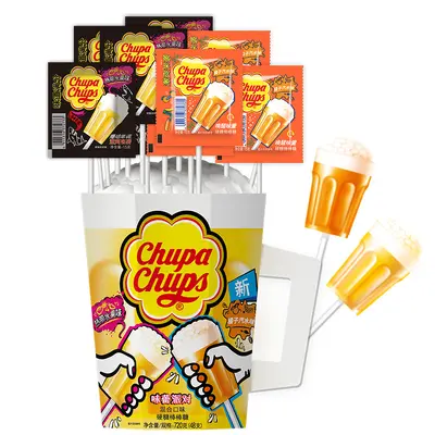 Tropical Fruit Flavor Lollipops, 48 Pieces in Bucket - 1