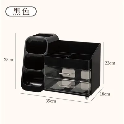 Large capacity cosmetics storage box, multifunctional organizer - 9