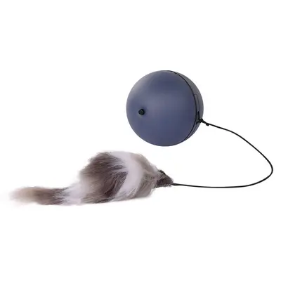 新款猫咪自嗨滚滚球宠物玩具自动滚动球逗猫球宠物用品亚马逊批发
