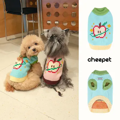 Pomeranian Köpek Kazağı, Kolsuz Örme, Sonbahar Kış