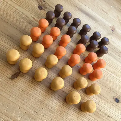 Waldorf ahşap yapı taşları, DIY oyuncak - 10