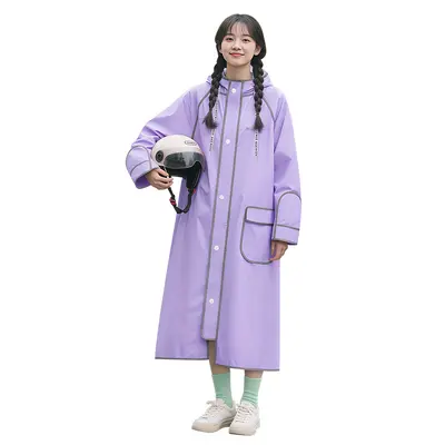 E-scooter raincoat, EVA, full-body, thickened