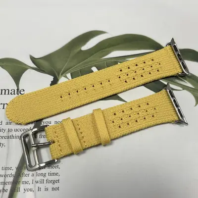 Apple Watch S12/10/9/Ultra3/SE Uyumlu Örgü Delikli Kordon - 7