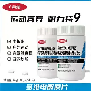 Multivitamin Electrolyte Tablets for Sports and Fitness