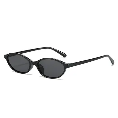 Round Frame Retro Sunglasses, Green, Small Face Fit - 6