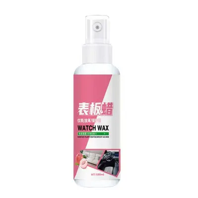 Car dashboard polish interior cleaning agent quick coating leather seat renovation product decontamination gloss protective dashboard polish - 8