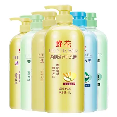 Bee & Flower Besleyici Saç Kremi, 1 L, Yumuşak ve Pürüzsüz, Protein İçerikli - 6