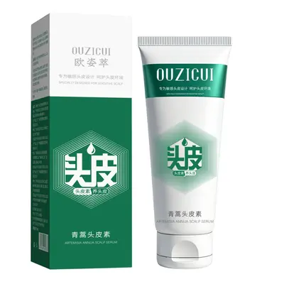 Ouzuicui Kopfhaut-Serum-Shampoo, Ölkontrolle, gegen Schuppen, für Volumen