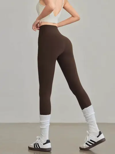 Women's Yoga Pants High-Waist Peach Butt Anti-Rolling Edge