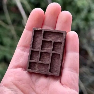跨境Miniature Trinket Shelf 木质微型饰品架迷你珍藏架古玩架 - 9