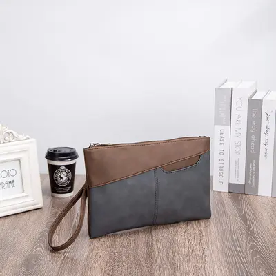 Herren-Clutch im klassischen Umschlagdesign aus PU-Leder - 3