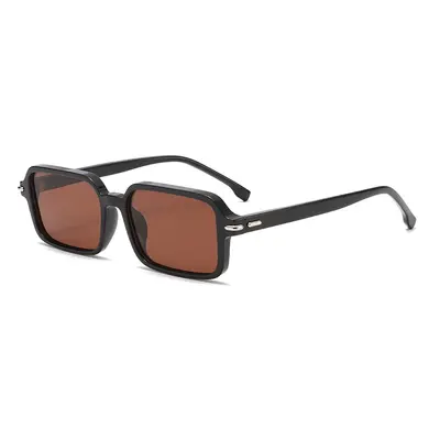 Unisex Small Square Frame Sunglasses, UV400 Protection - 7