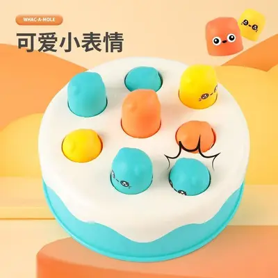 Toddler Cake Whack-a-Mole Toy, Early Education Game Console for Ages 0-2 - 5