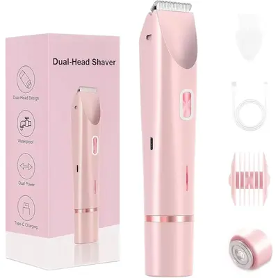 Waterproof Electric Double-Head Hair Remover for Women