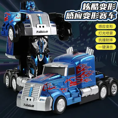 Gesture-Sensing Transforming RC Car Robot Toy for Kids