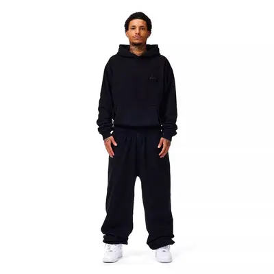 Oversize-Hoodie mit Reißverschluss, Buchstabenstickerei, Herren