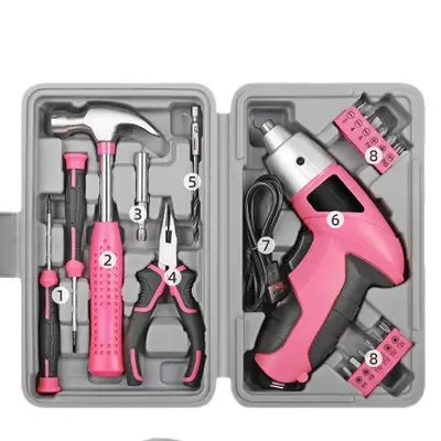 Electric drill household tool set