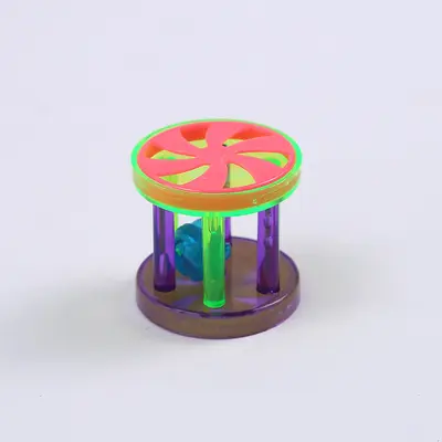 Katzenspielball-Set mit Geräuschball, Plüschmaus und Glöckchen - 3