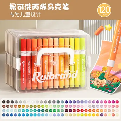 Ruipai 587 silinebilir akrilik marker seti, yumuşak uçlu - 13