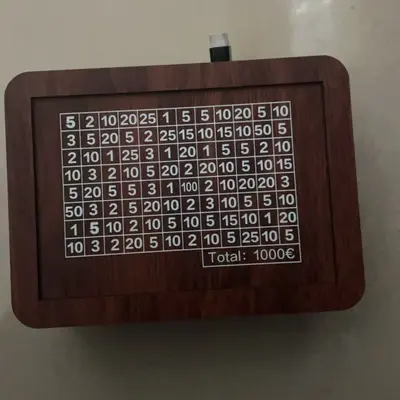 Sınır ötesi çok satan ürün Sayıcılı Kumbara, yüksek estetik değerli ahşap kumbara, retro tasarruf bankası dekorasyonu.