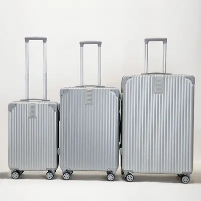 Silent universal wheeled luggage bag, 20 inch trolley bag for men and women, travel bag, 24 inch coded lock bag, 28 inch 3-piece set.