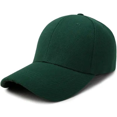 Baseball cap manufacturer plain color simple baseball cap sun hat women multicolor casual wool green baseball cap sun protection - 13