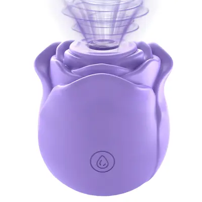 Suction Vibrator Rose Shape with Automatic Massage - 12