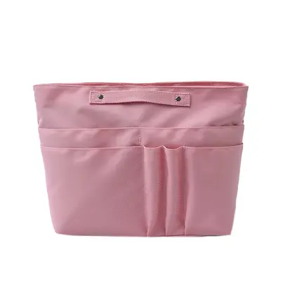Large Capacity Nylon Women's Cosmetic Bag with Wet-Dry Separation - 11