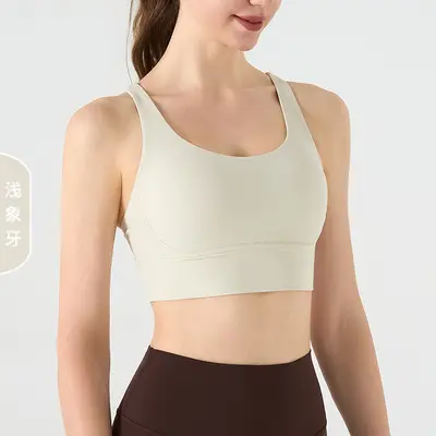 Custom Yoga Top, Pilates Training, High-Intensity Sports Bra - 10