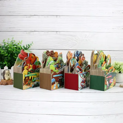 Mini house picture book with stories, ages 0-3