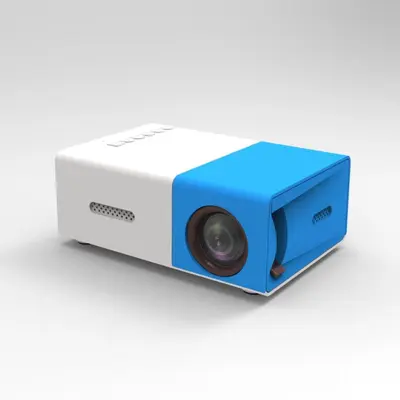 Neues YG300 Kabelgebundenes Smartphone-Spiegelungs-Projektionsgerät Heimkino LED Tragbarer Mikro-Mini-HD-Projektor - 8