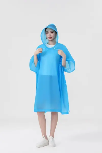 EVA raincoat, full body, portable, thickened - 9