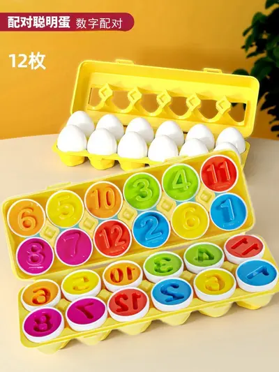 Apple Shape Matching Toy for Early Childhood Shape and Color Learning - 12