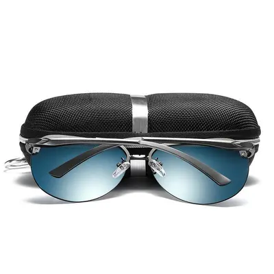 Polarized sunglasses for men and women, frog lens, classic model 143 - 6