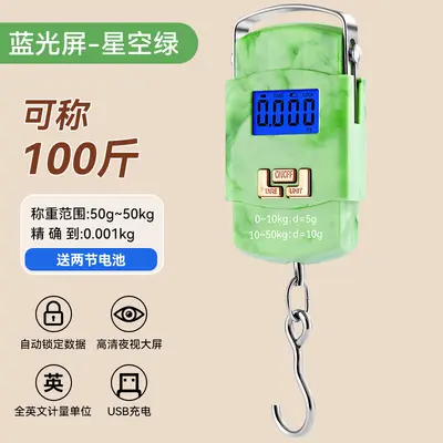 High-precision fishing express scale portable hand scale electronic weighing scale gram scale accurate vegetable sales spring hanging scale electronic balance - 11